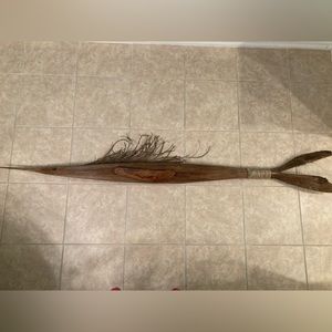 Handmade Unique Gift Palm Frod Palm Fish Florida Inspired Home Decor Approx 5ft